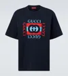 Gucci Men Printed Cotton Jersey T-shirt
