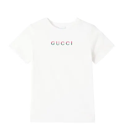 Gucci Kids' Logo Cotton Jersey T-shirt