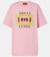 Gucci Logo-printed Short-sleeved T-shirt In Pink