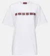 Gucci Ancora G Loved Cotton Jersey T-shirt In White