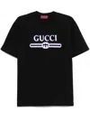 Gucci Printed Logo T-shirt In Black