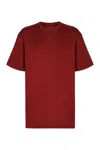 Gucci Logo Cotton T-shirt In Red