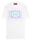 Gucci Women Logo Cotton T-shirt In White