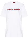 Gucci Printed Cotton Jersey T-shirt In White