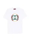 Gucci Interlocking G Cotton Jersey T-shirt In White