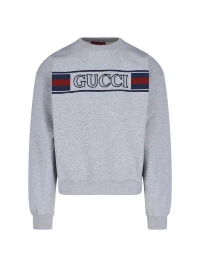 GUCCI LOGO CREWNECK SWEATSHIRT