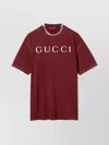 Gucci Cotton Jersey T-shirt With Print In Red