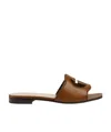 Gucci Flat Sandals Woman Brown In Brown