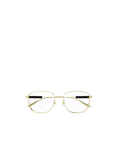 Gucci Logo-debossed Rectangle-frame Glasses In White