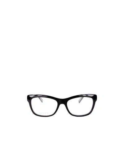 Gucci Logo Detail Flat Lens In Black