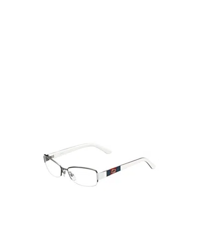 Gucci Logo Detail Flat Lens In White