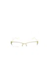 Gucci Logo Detail Flat Lens In White