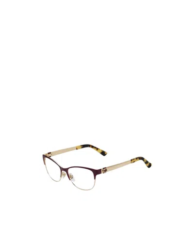 Gucci Logo Detail Flat Lens In White