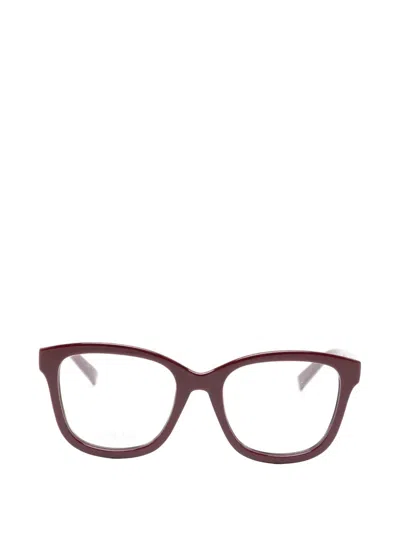 Gucci Logo-detail Glasses In Red