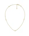 Gucci Interlocking G 18k Gold Chain Necklace In Yellow