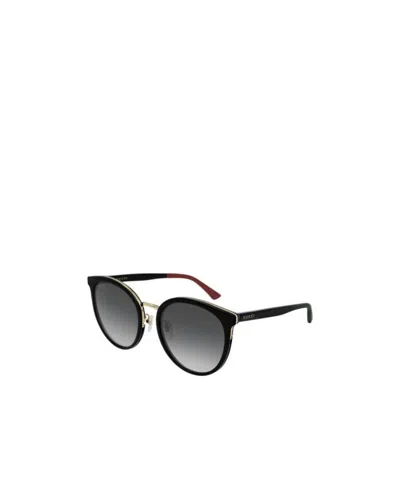 Gucci Logo Details Sunglasses In Black