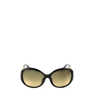 Gucci Logo Details Sunglasses In Black