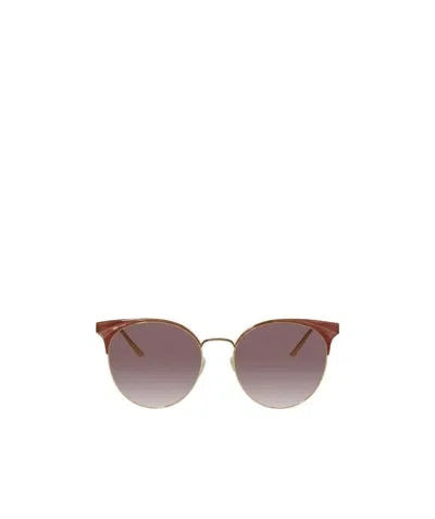 Gucci Logo Details Sunglasses In Brown