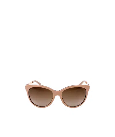 Gucci Logo Details Sunglasses In Brown