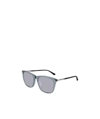 Gucci Logo Details Sunglasses In Gray