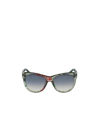 Gucci Logo Details Sunglasses In Gray