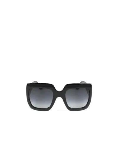 Gucci Logo Details Sunglasses In Gray