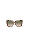 Gucci Logo Details Sunglasses In Multicolor