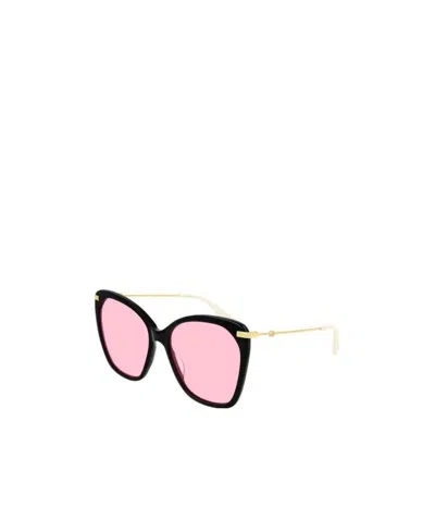 Gucci Logo Details Sunglasses In Pink