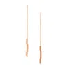 Gucci Link To Love 18k Rose Gold Drop Earrings In Yellow