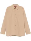 Gucci T-shirt With Embossed Logo In Neutrals
