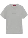 Gucci Cotton Jersey Embossed T-shirt In Grau