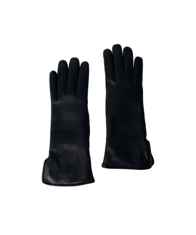GUCCI LOGO EMBOSSED GLOVES