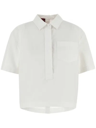 GUCCI LOGO-EMBOSSED POPLIN SHIRT