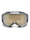 Gucci Logo-embossed Ski Goggles In Grey