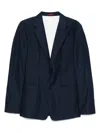 Gucci Embossed Cotton Twill Jacket In 蓝色
