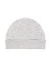 Gucci Logo-embroidered Beanie In Grey