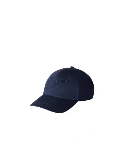 Gucci Logo-embroidered Bucket Hat In Black