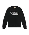 Gucci Embroidered Sweatshirt In Black