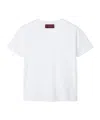 Gucci Logo-embroidered Cotton T-shirt In White