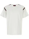 Gucci Logo-embroidered Cotton T-shirt In White