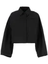 Gucci Black Stretch Polyester Jacket In Black