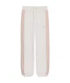Gucci Interlocking G-patch Cotton Track Pants In White