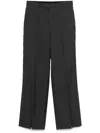 Gucci Gray Wool Trousers In Grey