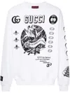 GUCCI LOGO-EMBROIDERED SWEATSHIRT