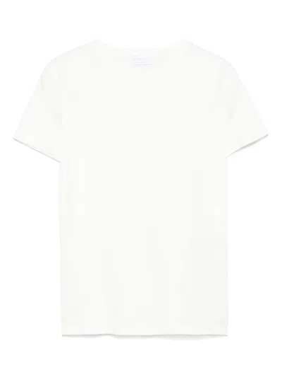 Gucci Kids' T-shirt Mit Logo-stickerei In White