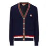Gucci Web-stripe Button-up Cardigan