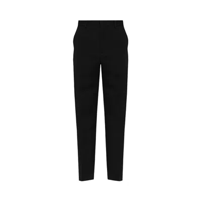 Pre-owned Gucci Logo Embroidery Wool Pants 'black' | Men's Size 52