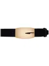 Gucci Patent-leather Adjustable Belt In Schwarz