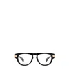 Gucci Logo-engraved Geometric-frame Glasses In Black