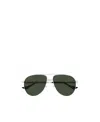 Gucci Logo-engraved Oversize-frame Sunglasses In Black